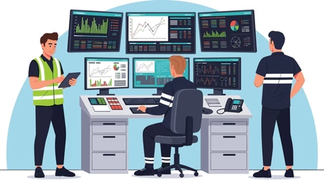 Инженер за пультом